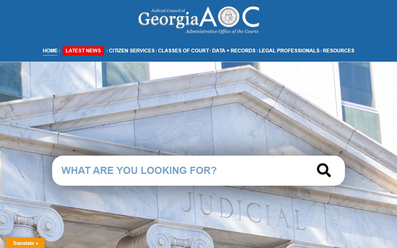 Baldwin County court records Georgia Courts portal