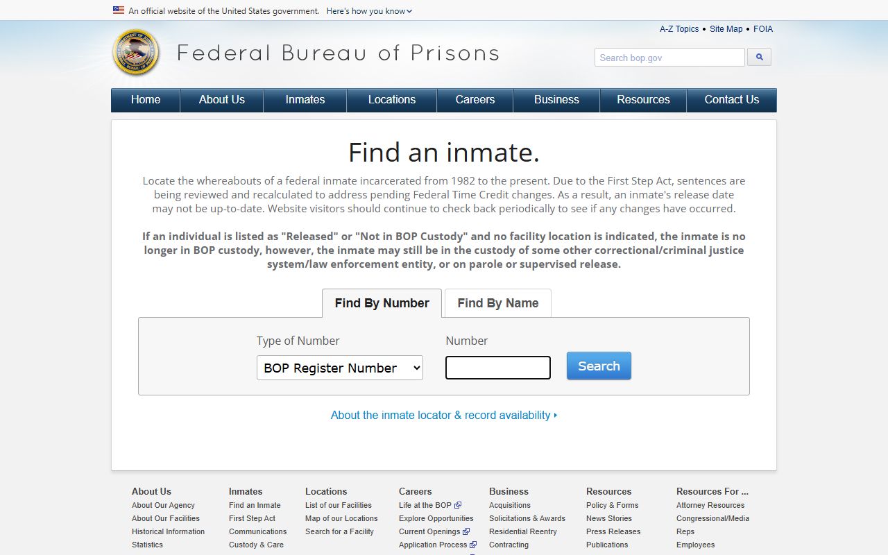 Baldwin County probate records federal Bureau of Prisons reference